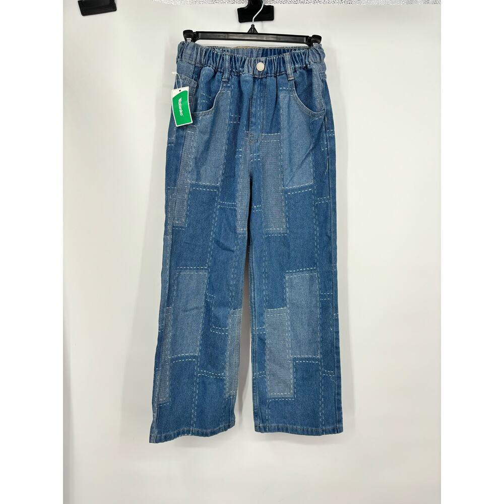 Rolanko Junior Denim Patch Pants Size Junior 160